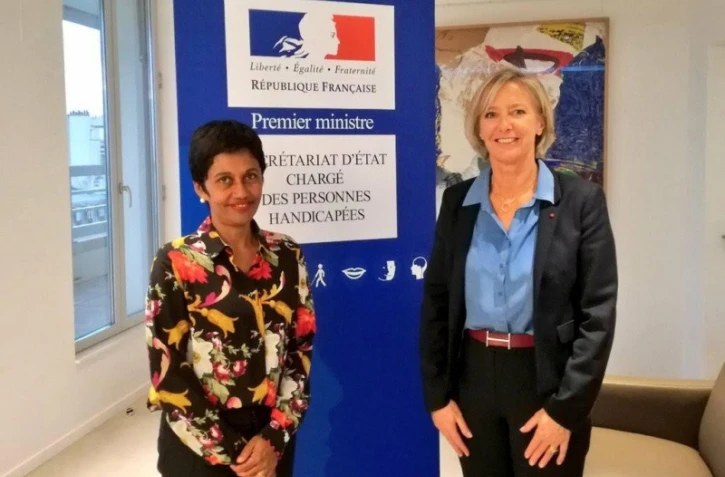 Ericka Bareigts a rencontré Sophie Cluzel, secrétaire d\'État chargée des personnes handicapées