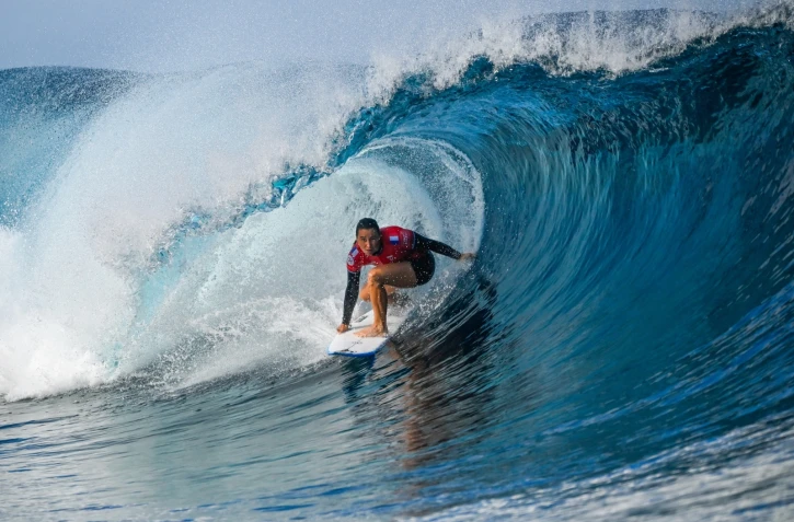 Surf : Johanne Defay éliminée du Tahiti Pro