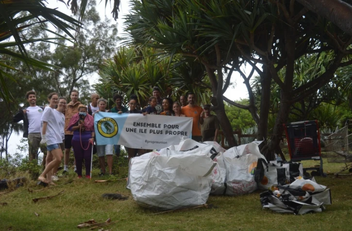 "Coup de Prop" à la Ravine Blanche : 375 kilos de déchets collectés 