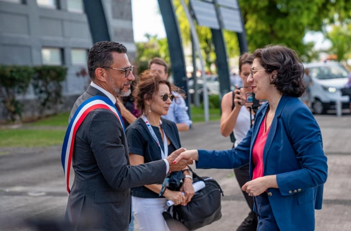 Visite de la Ministre de la Culture au Port