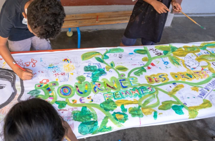 Fresque pour le droit des femmes