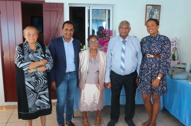 Saint-Leu : les époux Hodgi fêtent leur 60 ans de mariage