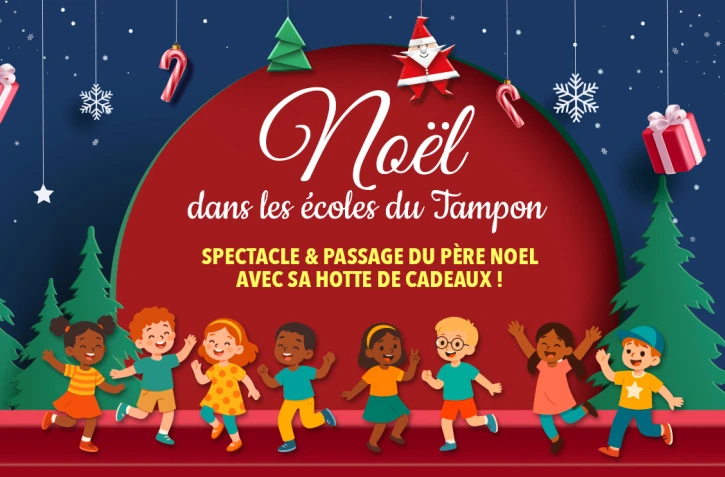 Le Tampon : Noel des marmays dans les écoles