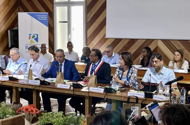 Conseil départemental : la commission permanente se réunie à la mairie de Bras-Panon