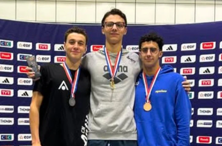 Natation : Maël Dijoux, un Portois triple champion de France junior