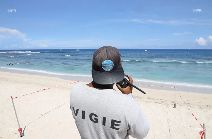 vigie requin et compétition de surf 