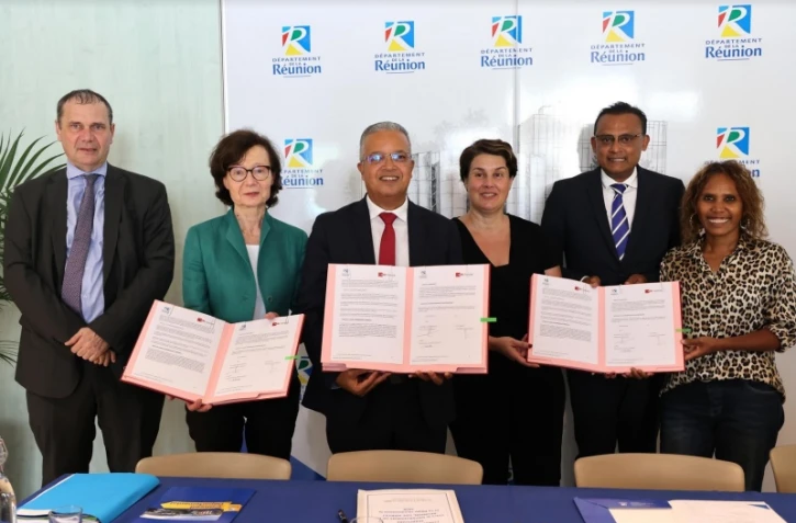 Signature d’une convention cadre de territoire pour le logement : Le Département et le CDC Habitat s’engagent pour les Réunionnais