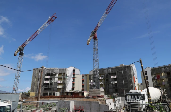 chantier BTP à Beausejour 