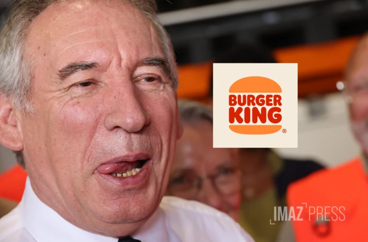 Poisson d'avril Bayrou ambassadeur burger king