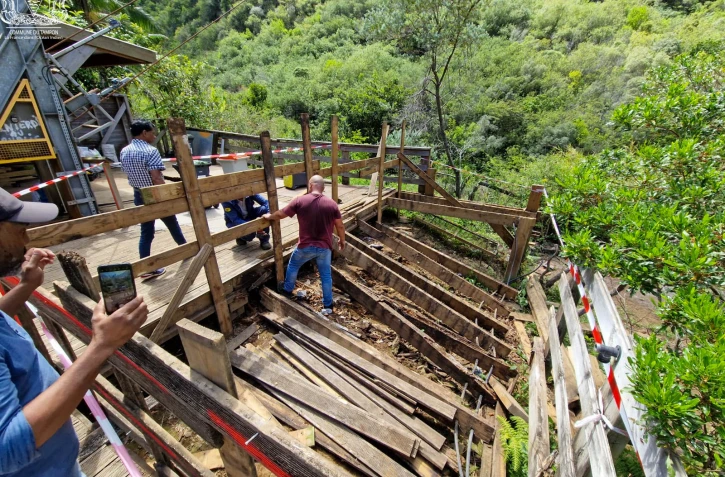 Le Tampon : la plateforme du monte-charge de Grand Bassin à présent opérationnelle