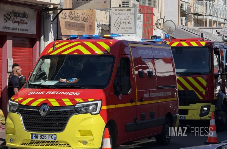 Incendie à Saint-Pierre : une bougie laissée allumée, quatre personne évacuées