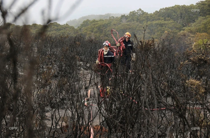 Pompiers incendie du Maïdo 10 novembr 2020