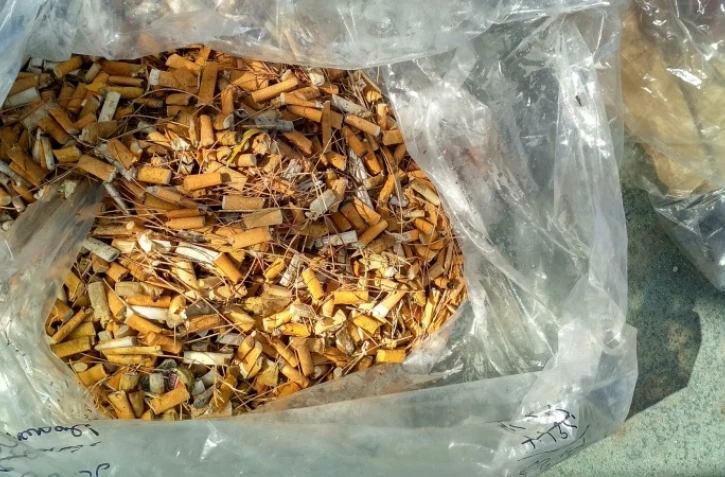 Plus de 4000 mégots ramassés par l'association Cetanou