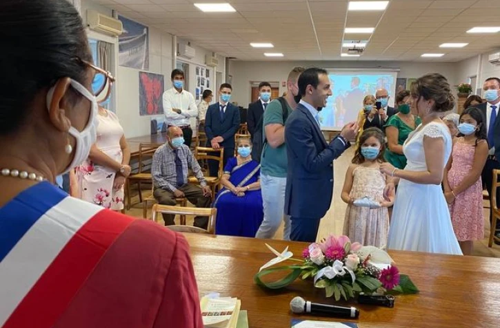 premier mariage connecté saint-paul