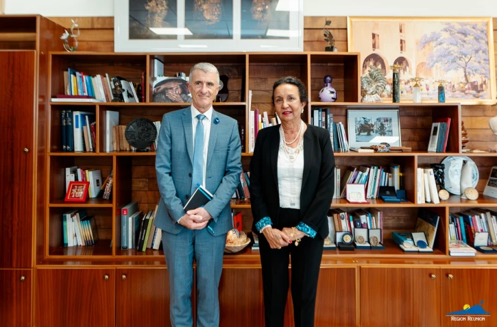 Saint-Denis : Huguette Bello rencontre le nouveau préfet de La Réunion