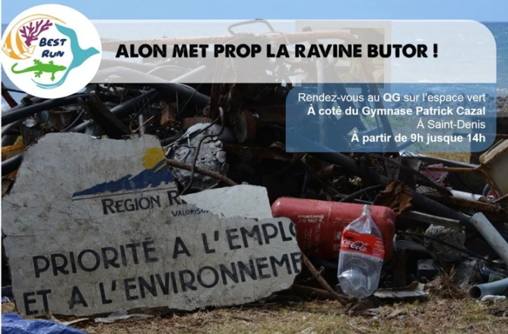 Ravine du Butor : Une pération de nettoyage ce samedi