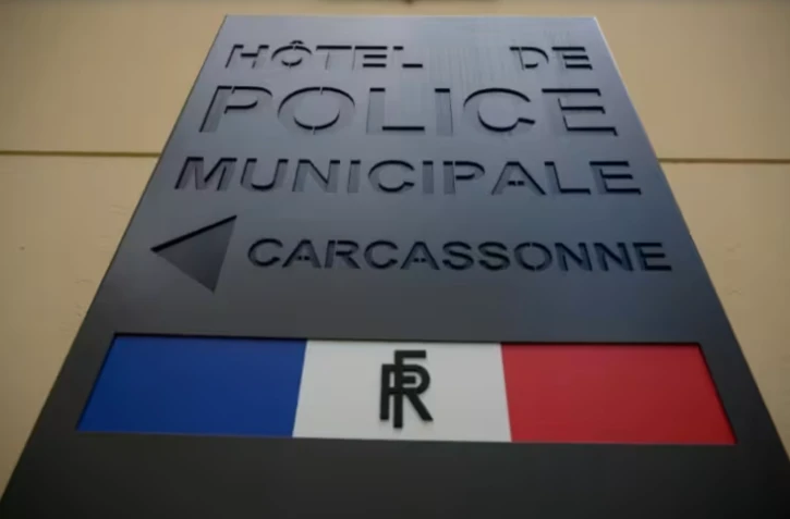 Le siège de la police municipale à Carcassonne, le 9 septembre 2026 dans l'Aude ( AFP / Ed JONES )