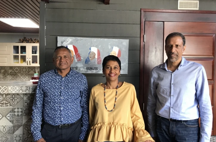 Ericka Bareigts et les représentants du CREFOM