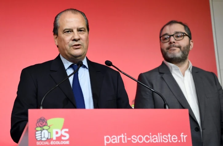 Le Premier secrétaire du PS Jean-Christophe Cambadelis lors d'une conférence de presse le 8 décembre 2016 à Paris