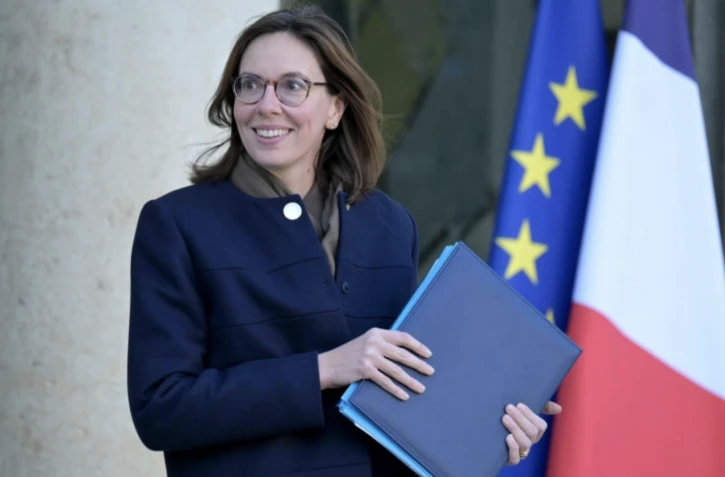 Amélie de Montchalin à Paris, le 3 janvier 2025. ( AFP / Bertrand GUAY )