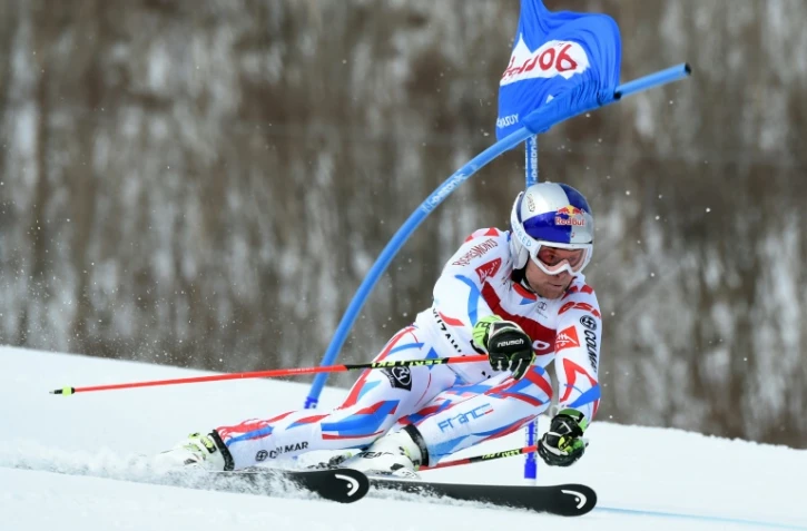 Le français Alexis Pinturault lors du slalom géant de Yuzawa Naeba au Japon, le 12 février 2016