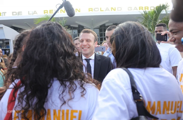 Emmanuel Macron en visite à La Réunion