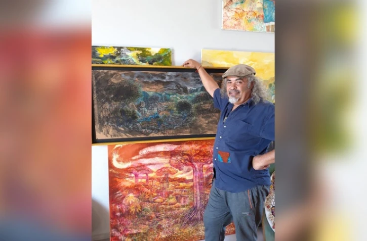 Saint-Pierre : rendez-vous avec Charly Lesquelin, un artiste peintre passionné