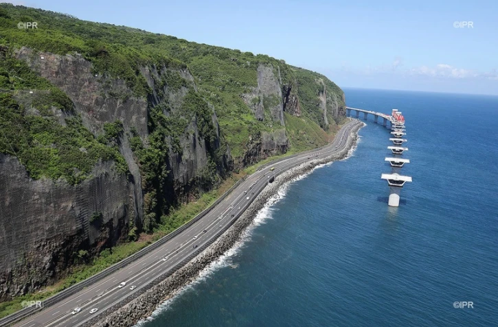 travaux route du littoral
