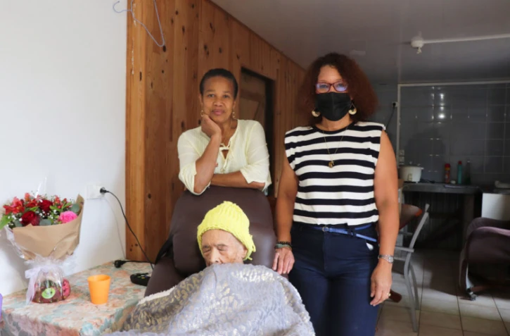 Madame Césard Marie-Rita Rose, 107 ans, vit au Guillaume 