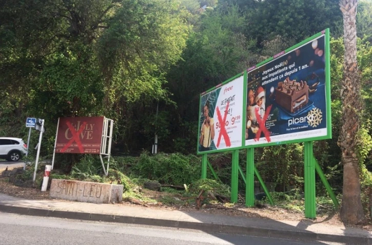 publicité illégale Extinction Rebellion