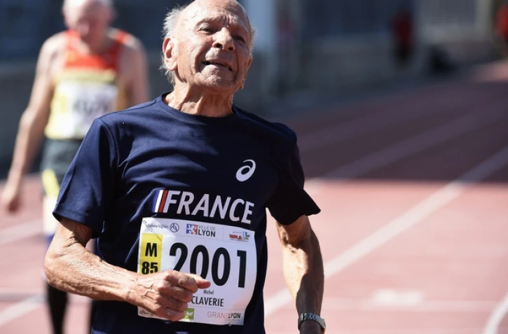 Michel Claverie, médaille d\'or mondiaux athlétisme vétéran