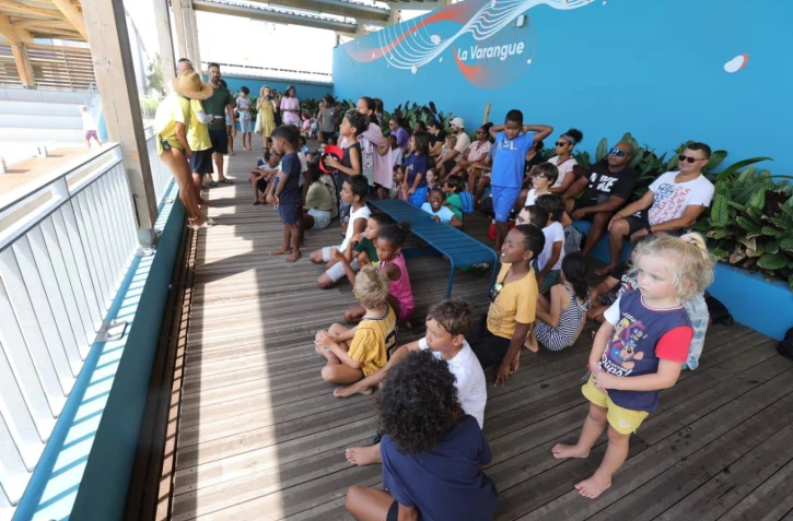 Saint-Pierre : plusieurs marmailles ont pu profité d'un stage de natation pendant ses vacances