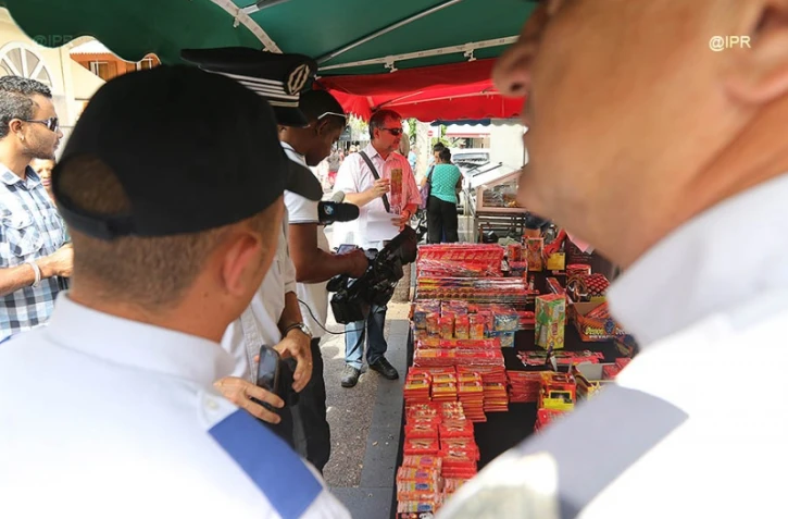 Vente ambulante de pétards