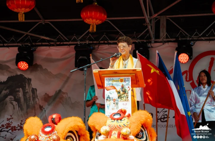Festivités de Guan Di : la conseillère régionale, Régine Chane-Hong participe au lancement de l'édition 2026