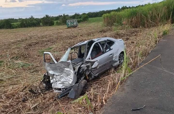 accident choc frontal saint philippe 17 novembre 2020