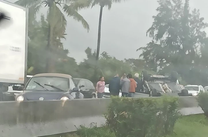 accident 4 voies Saint-Pierre