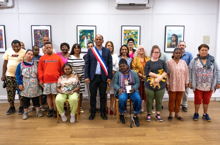 Saint-Paul : inauguration de l'exposition "nou lafay"
