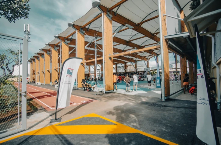 Saint-Denis: plateau sportif de Joinville fait peau neuve après huit mois de travaux