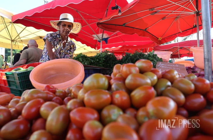marché forain tomates