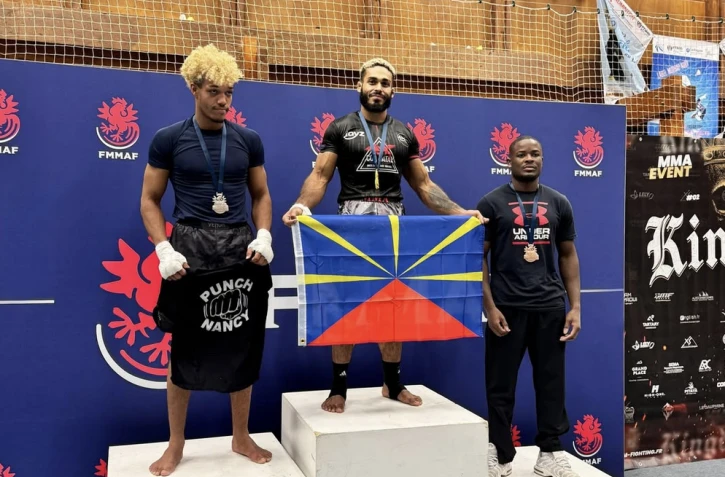 Le Portois Soan Carpaye, premier Réunionnais champion de France de MMA