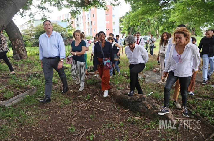 visite de senateurs au chaudron avec Bareigts et Belim 