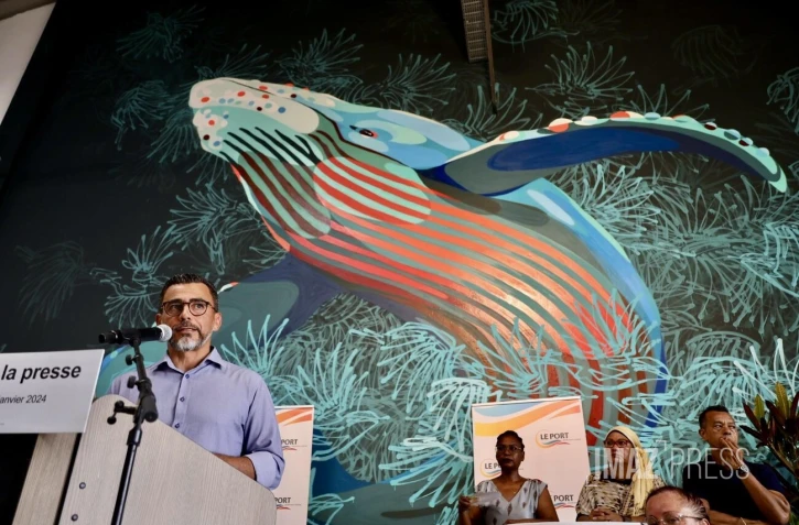 Le Port - Voeux Ă la presse