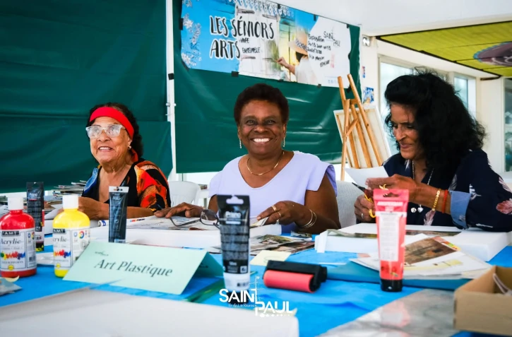 Saint-Paul : le "Vive ensemble" Ă l'honneur pour Seniors Arts