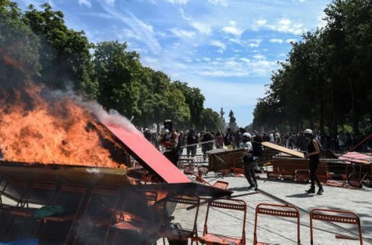 Steve Maia Caniço, hommage, Nantes, manifestation, face-à-face, tensions, heurts
