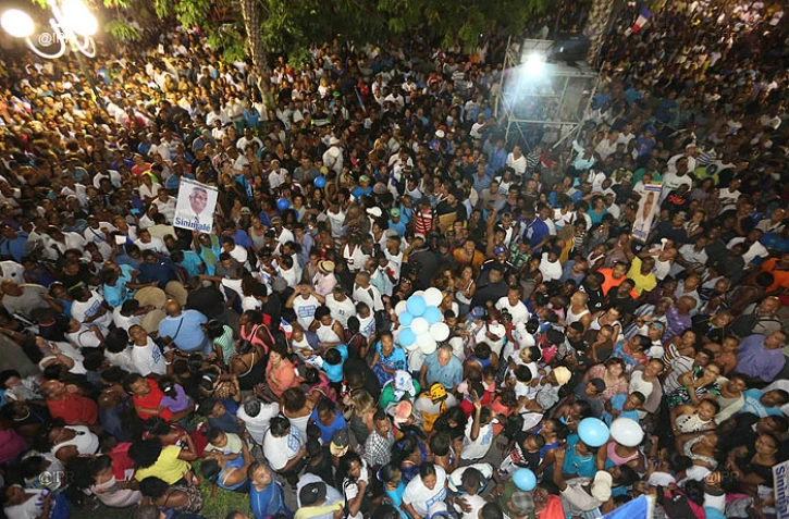 Election à Saint-Paul, le 30 mars 2014.