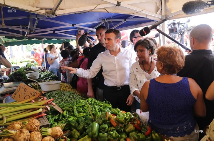 Emmanuel Macron en visite à La Réunion