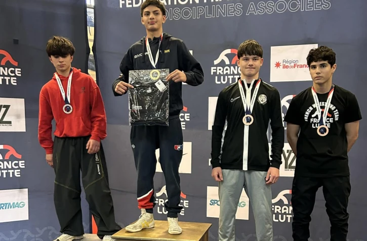 Lutte gréco-romaine : Gauthier Grondin sacré champion de France en mois de 62 kilos