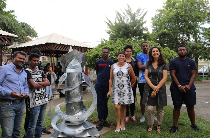 Inauguration d\'une sculpture 