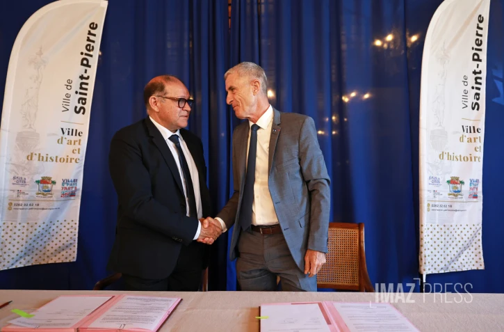 Saint-Pierre : la ville et l'État signent la convention 