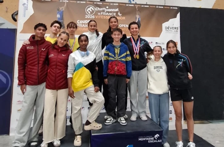 Escalade : la Réunionnaise Manon Lebon est vice-championne de France de vitesse